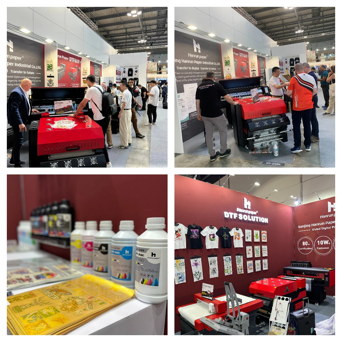 commercial dtf printer printing machine 24in 2 4 head i3200 print head for any fabric t-shirt