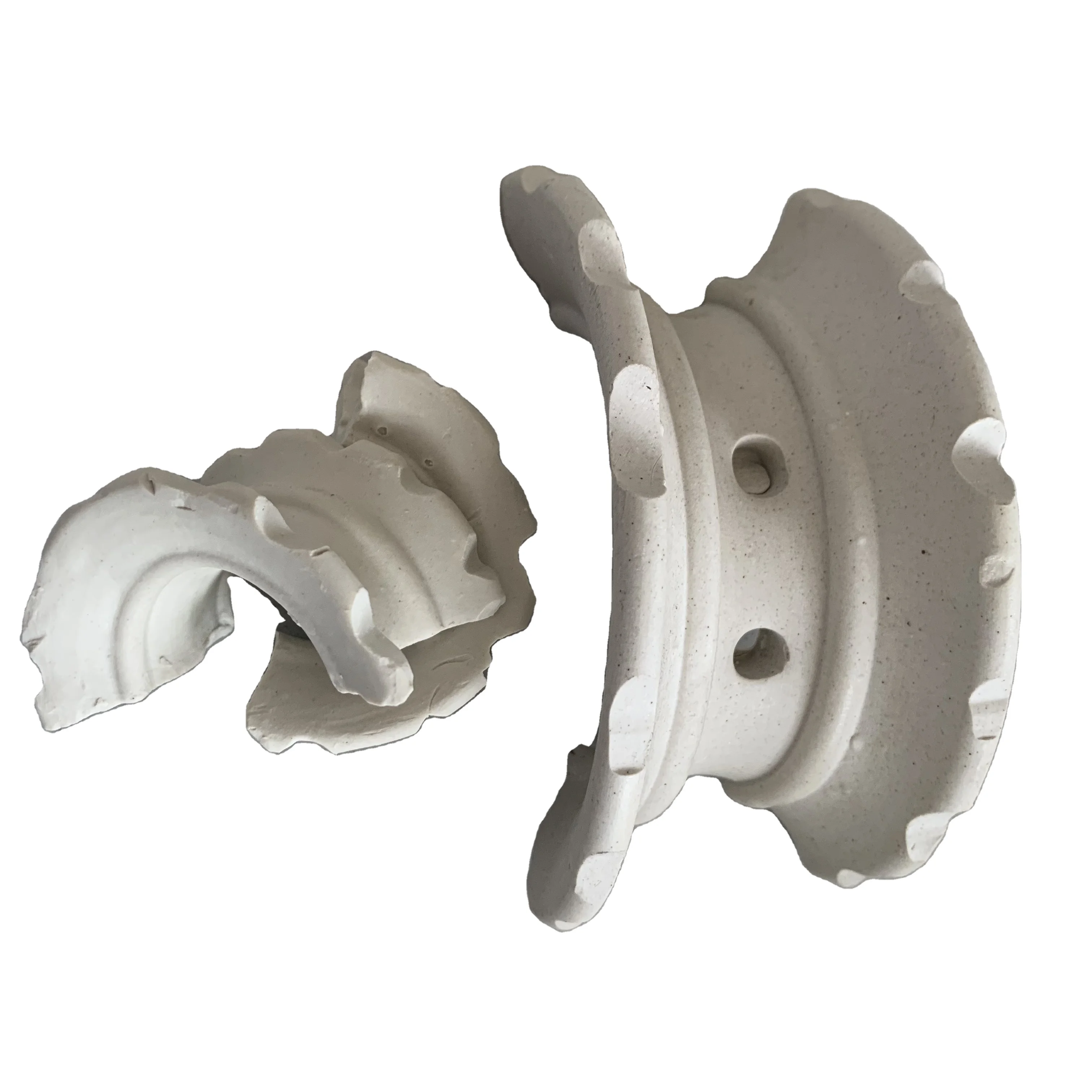 Customizing different saddle ring industrial acid resistant ceramic fillers Red refractory acid resistant brick