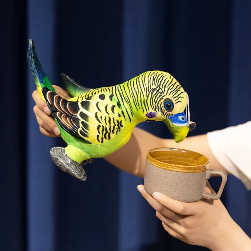Hot Selling Children Educational Electronic Simulation Animals Plush Soft Parrot Repeat Talking Toy