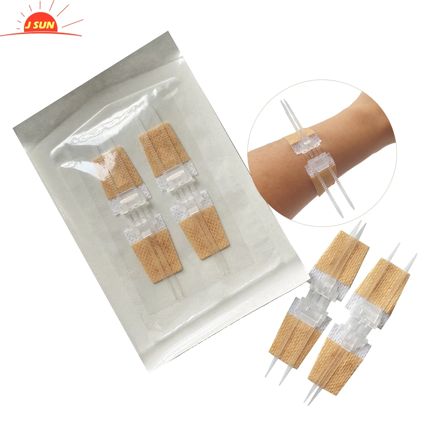 Набор для экстренных случаев без стежков, Гемостатическая клейкая повязка для ремонта без стежков, повязка для повязки, медицинская повязка