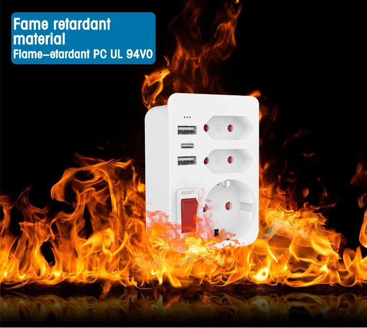 LEISHEN SP-179A3C стандарт ЕС немецкий удлинитель розетка штепсельная вилка европейского стандарта 3 розетки адаптер для розеток с портом USB