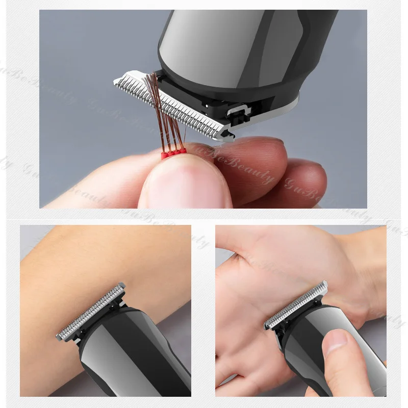 Dropshipping Gubebeauty 6 in 1 electric hair trimmer machine hair trimmer rechargeable hair trimmer set for home