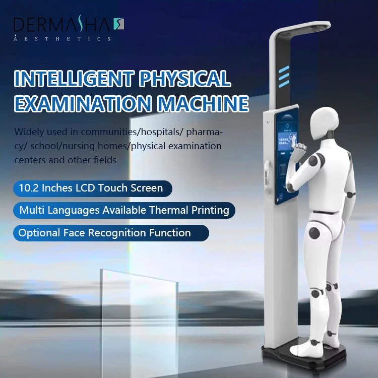 2024 Weights and Gym Machines Weight Height Scale Human Body Fat Scale Analyzer Device Full Body Composition Analysis Machine