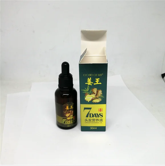7 Days Ginger Germinal Hair Growth Oil Essential Oil Hair Loss Treatment for hair growth