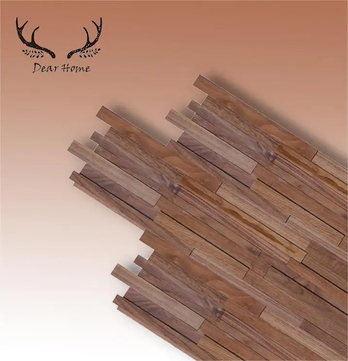 Interior Decoration Living Room Furniture Wall Paneling Soundproof 3d Wooden Wallpaper
