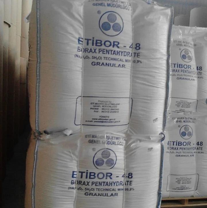 High Purity Borax Pentahydrate, Na2B4O7.5H2O