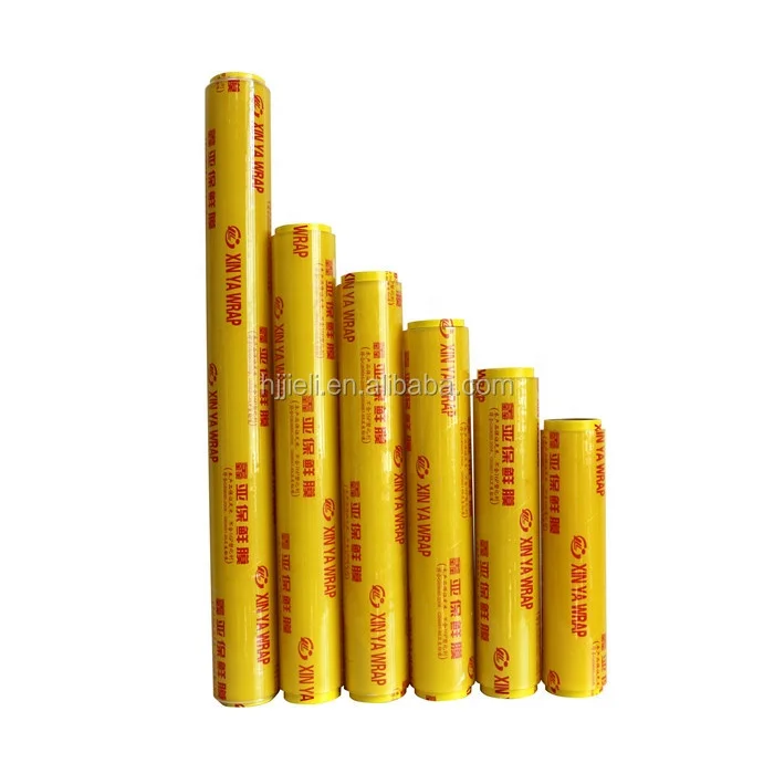 Factory in China manufacture food grade wrapping food safe HOT SALE PVC Cling Film