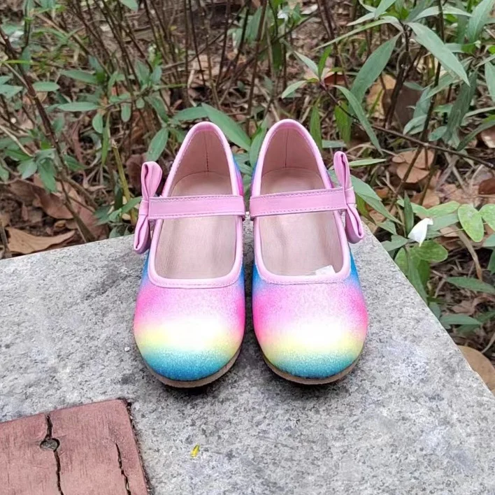 Side Zipper Anti Slippery TPR Hard Sole Kid Shoes Girl Boots Fashion Ankle Real Leather Casual Light Western Cow OEM Customized