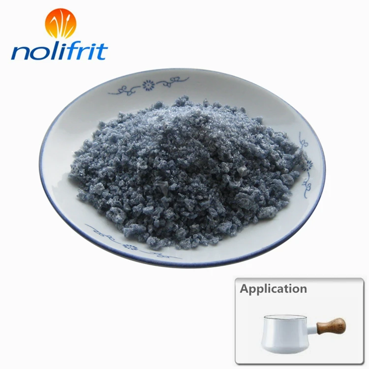 Powder enamel coating process cover coat enamel frit