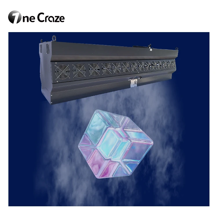 Factory price downward fog screen 3d display mapping projector projection mist screen water fog machine
