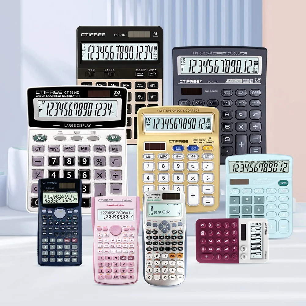 Major Calculator 12 14 Digits Display Electronic Promotion Stationery Calculatrice Gold Calculator For Calculate Shipping Cost
