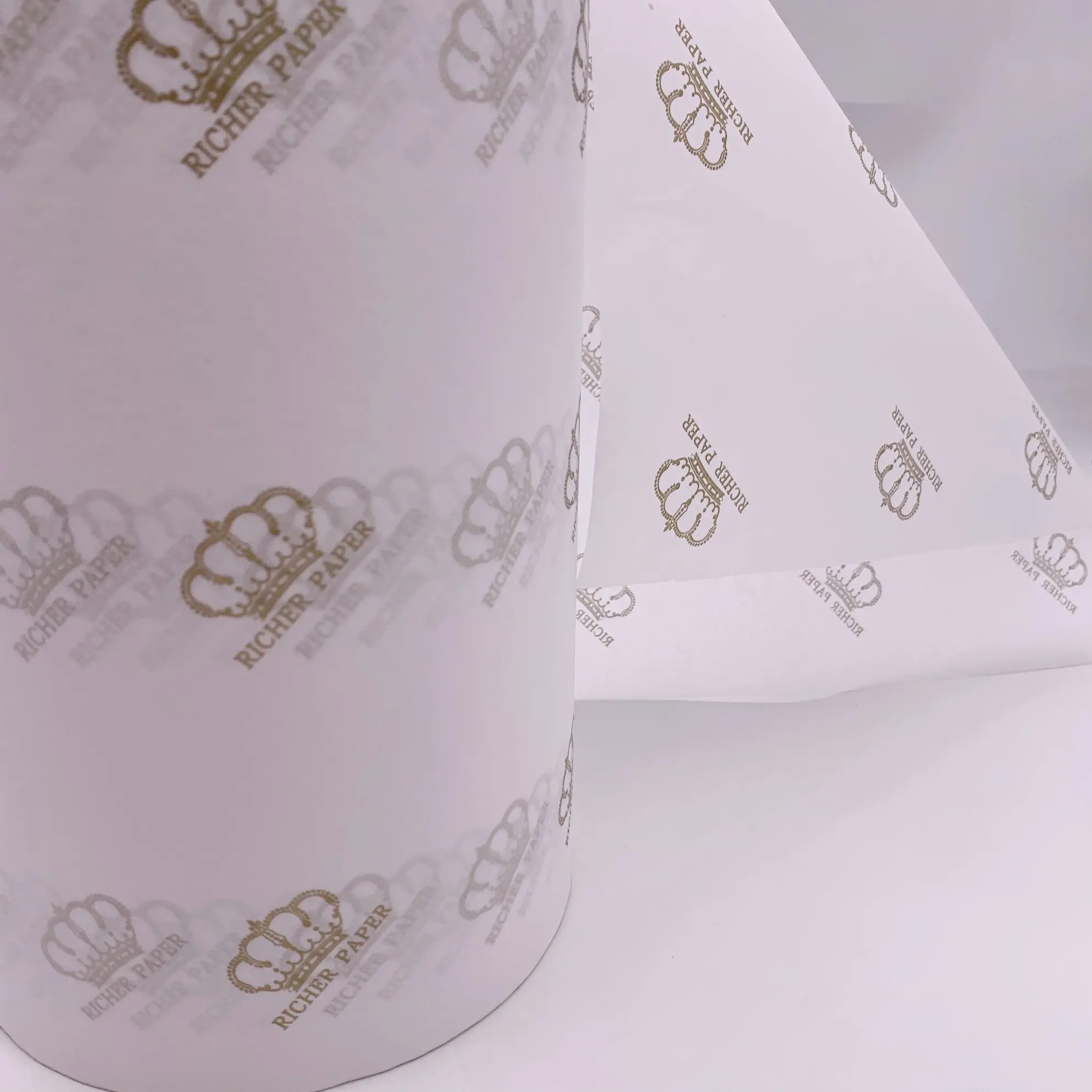 
High quality printing colored tissue paper with customer logo printing paper 