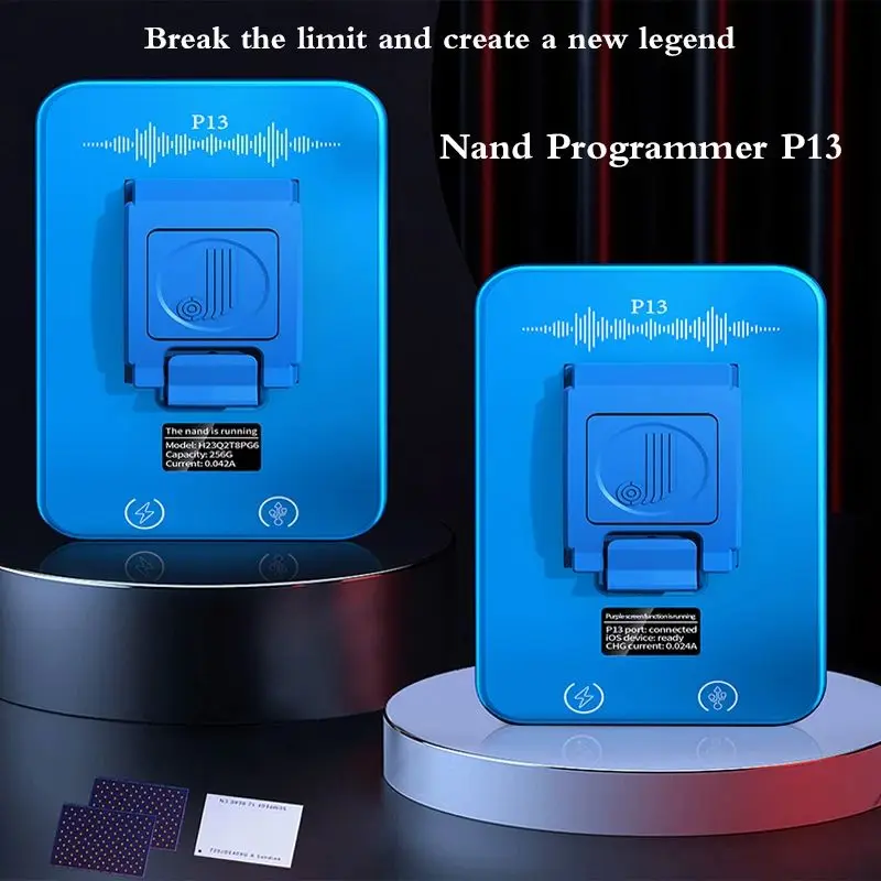 JCID P13 BGA110 programmer for 7 8 8P X XS 11 12 13Pro NAND Flash for BGA110 Nand data modification and writing