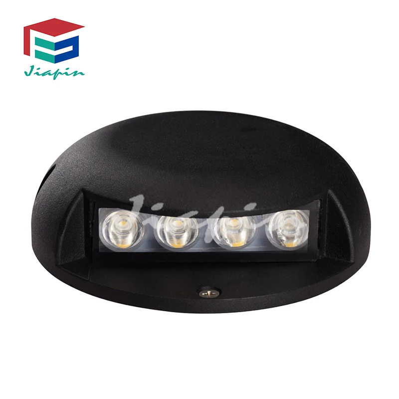 Two-sided Luminescence black modern fixture outside outdoor waterproof led light