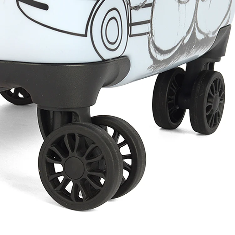Customize Colourful Cartoon Mickey Childrens Travel Trolley Baby Carryon Suitcase Kids Hard Case Luggage
