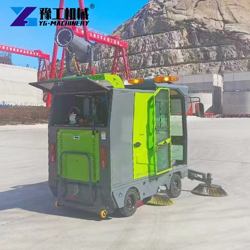 Automatic Street Sweeper Cleaning Equipment Industrial Floor Sweeper Sewer Cleaning Truck