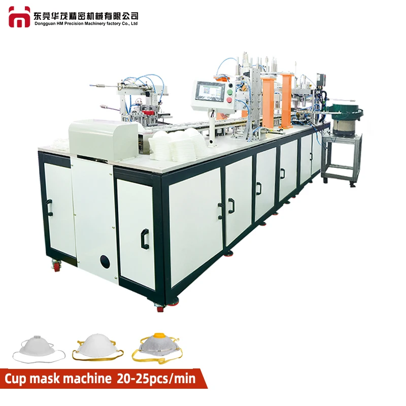 High quality automatic and stable cup mask making machine with CE certification for N95/KN95/1860s mask