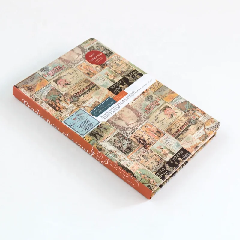 Wholesale A5 European Retro Style Color Page Diary Personalized Creative Kraft Notebook
