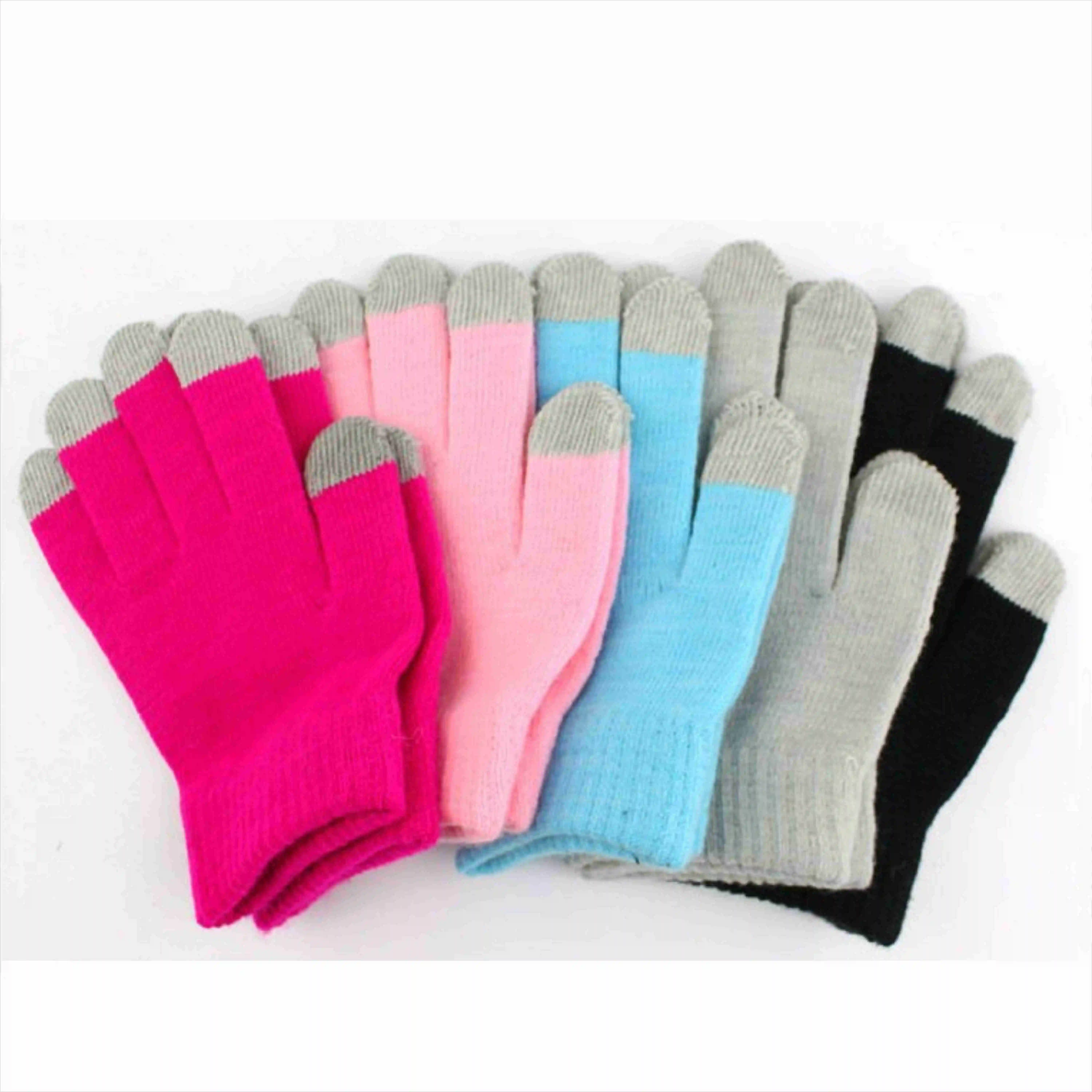 Hot Sale Promotional Soft Keep Warm Winter Mobile Phone Touch Screen Gloves