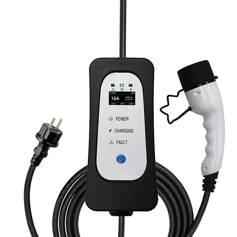 16 a ev зарядное устройство тип 2 iec 621962 ev Зарядные кабели evse кабель