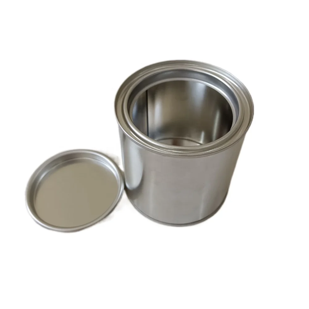 Factory direct sale Mini paint tin can 500ml  made of metal tinplate