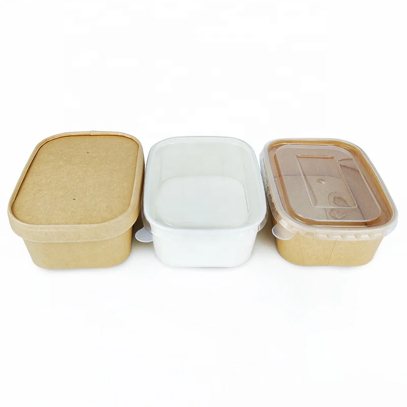 750ml Kraft Paper Take Away Box Food Container