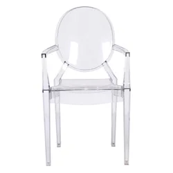Wedding Party Furniture Reception Dinner Catering Ceremony Home Clear Plastic Transparent Acrylic Ghost Chair