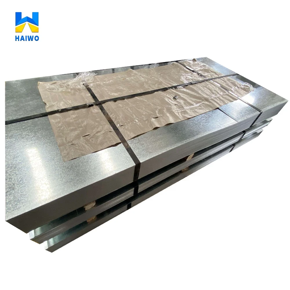 Haiwo Dx51D SGCC Z275 PPGI PPGL zero small regular big spangle Galvanized metal Zinc Coating steel sheet coil Color Steel Tile