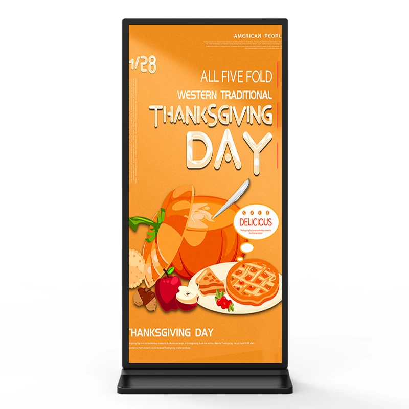 Commercial Ads Screen Led Advertising Player 19 - 65 Inch Wall Mount Media Player Digital Signage And Displays