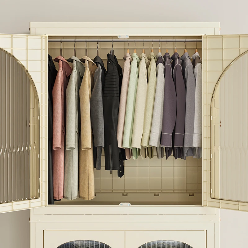 China Gold Supplier Multilayer Multi-size White Wardrobe Room Foldable Plastic Baby Clothes Storage Cabinet For Clothes