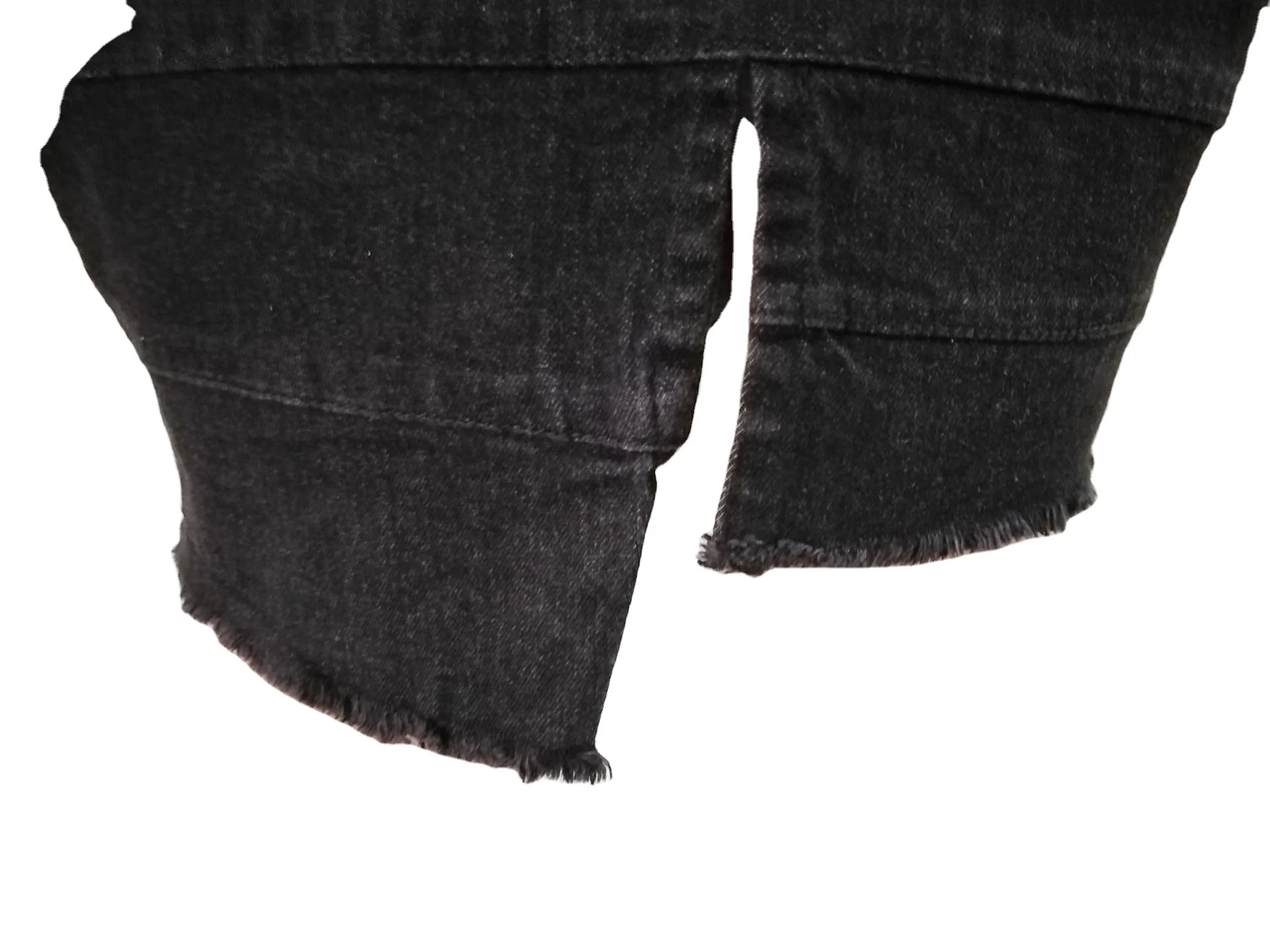 2021 Wholesale New Dress Mid-length Split Tassel High Waist Irregular Skirt Ladies Jeans Skirts Denim Skirts