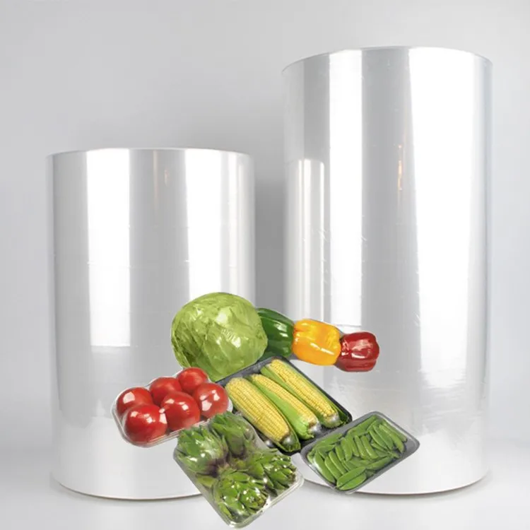 
Good Quality Film Roll Pof Shrinkable Apple For Vegetables Packaging 
