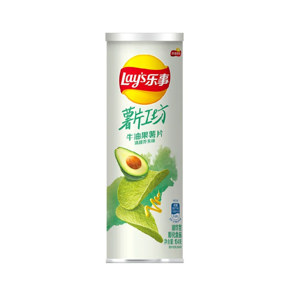 Wholesale lays 104g Potato Chips Canned Exotic Potato Chips