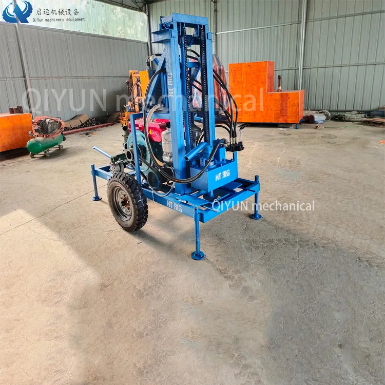 QIYUN mechanical mining rig manufacturers direct sales of high-quality low-cost small 100-meter drill
