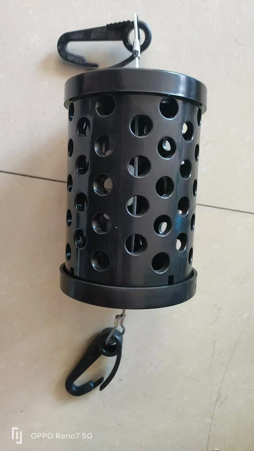 Direct factory manufacture Bait cage Seal Proof Bait Cage Rigid PVC Tubing fishing bait holder