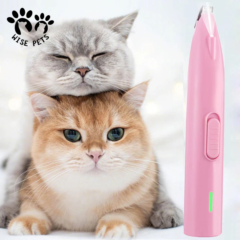 Top Seller USB Electric Dog Clippers Mini Foot Shaver Pet Hair Cutters Grooming Trimmer Dog Hair Clippers With 2 Blades