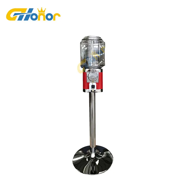Coin operated Round Head Candy Gumball Toy Bubble Bouncy Ball Machine Gumball Machine