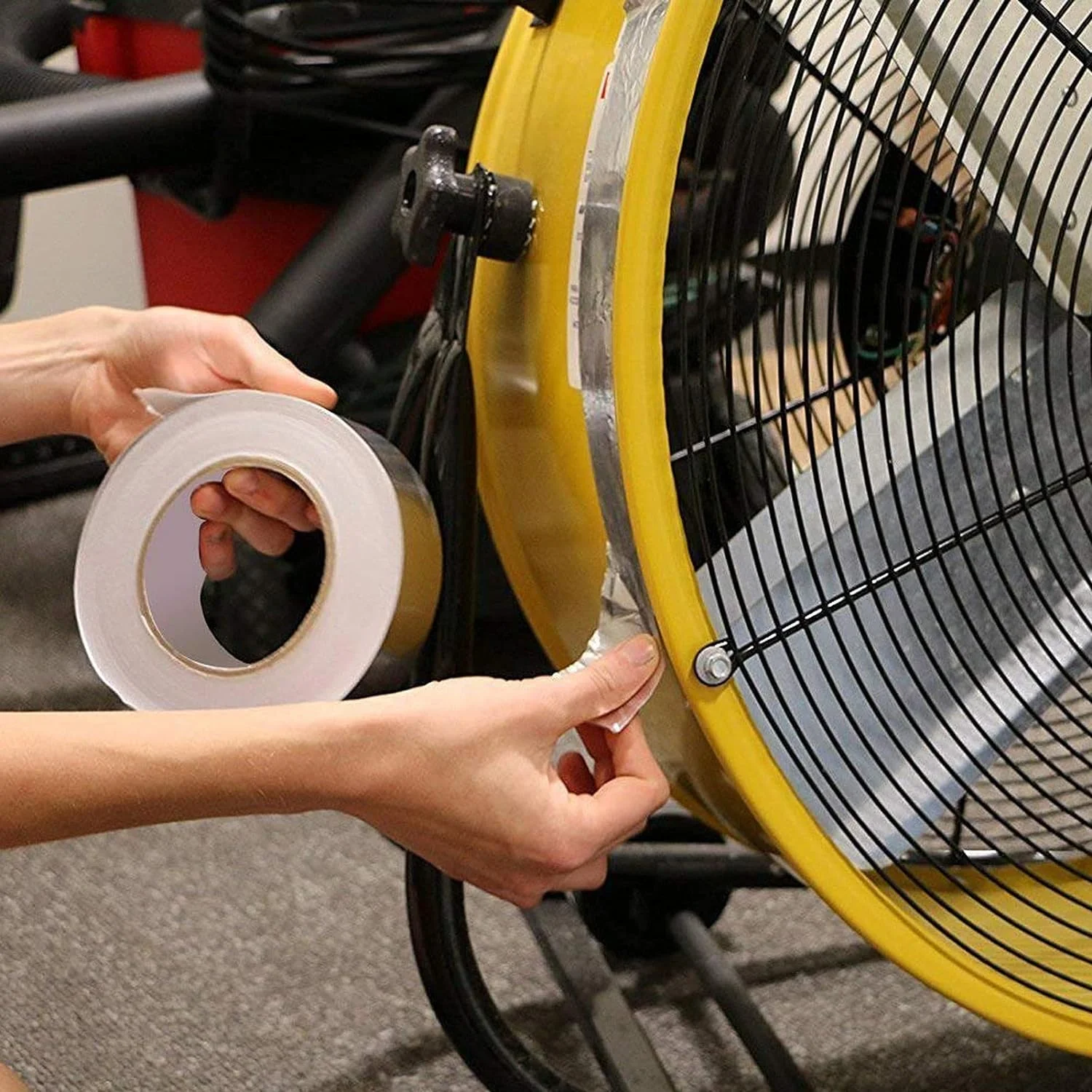 Heavy Duty Metal Insulation Aluminum Foil Ductwork Tape,Waterproof Dryer Leak Repair HVAC Tape