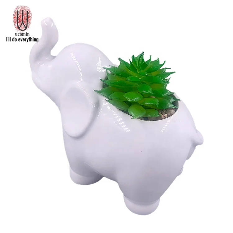 
Custom lovely home ceramic flower pot, juicy green plant pot, modern simple Nordic style, 