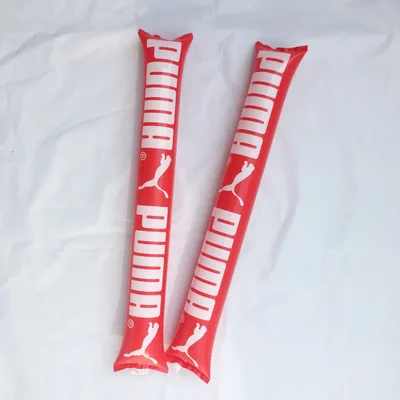 
customized pong pong thunder stick balloon inflatable cheering fan sticks 