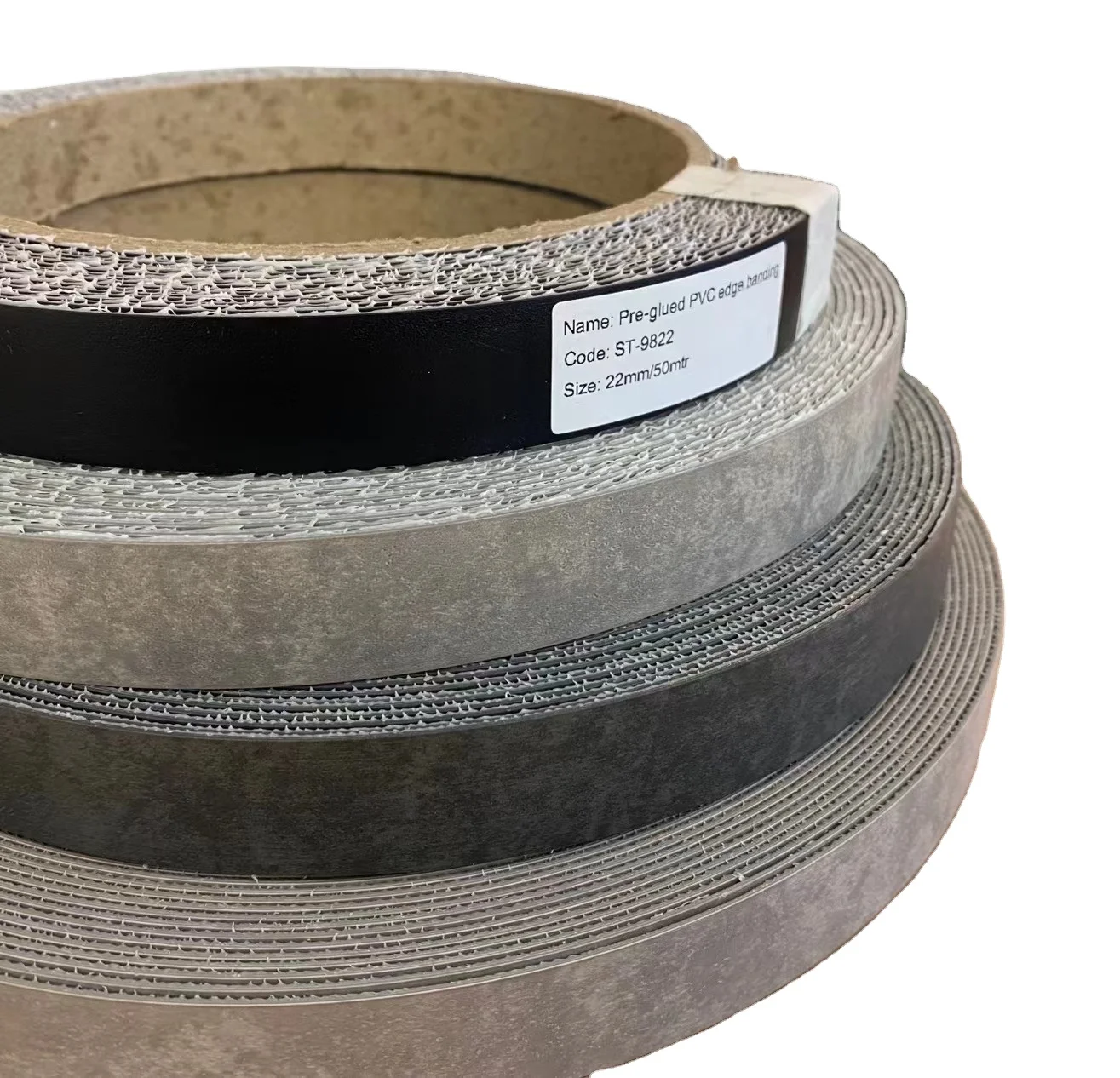 Custom made soft melamine hot melt edge sealing strip for furniture accessories