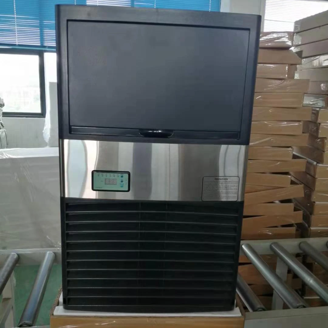 Ice Making Machine 60kg Automatic Countertop Ice Cube Block Machine Ice Maker Machine For Home Commercial Business Prices