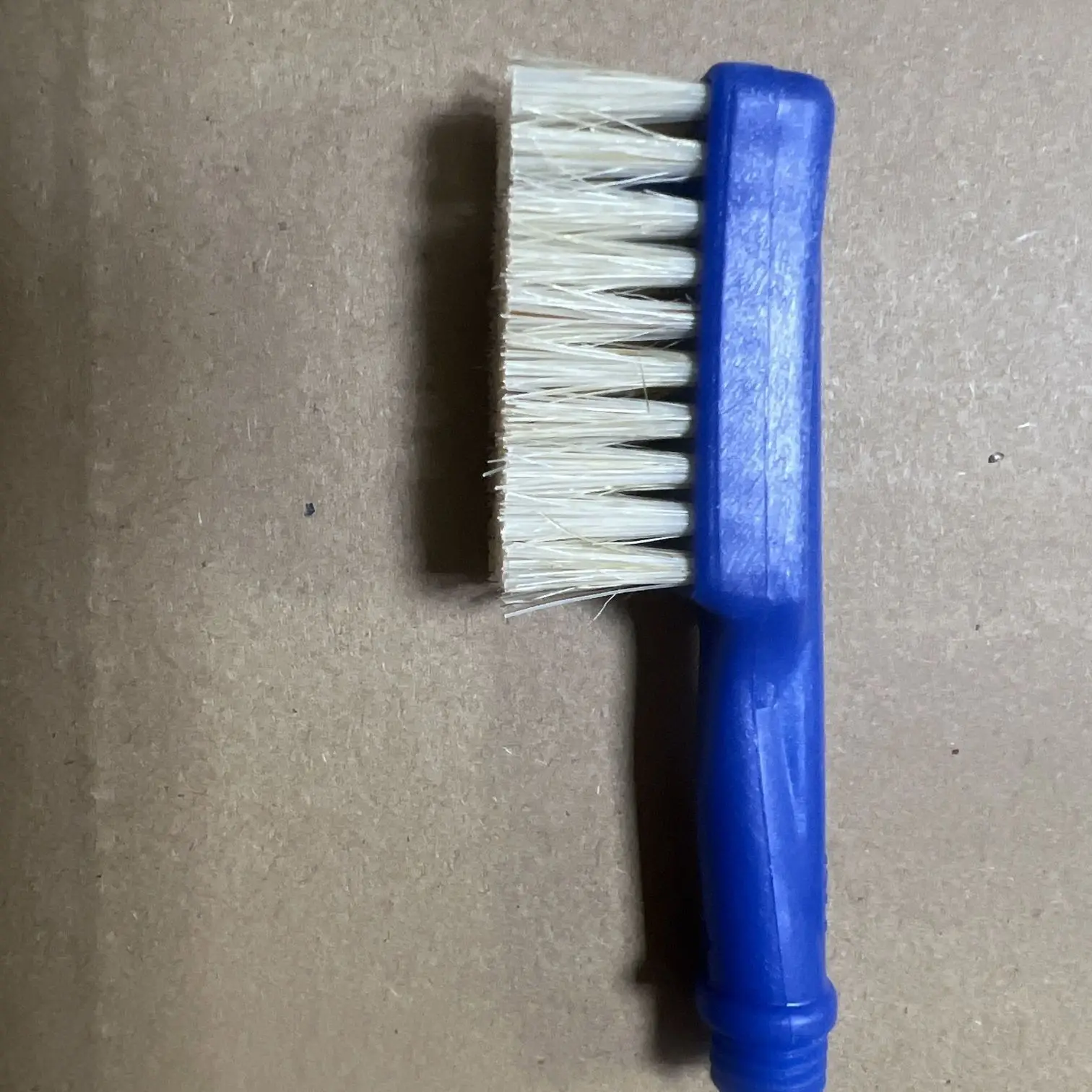 100% boar bristle cleaning brush for glue shoe   shoe glue brush in plastic handle