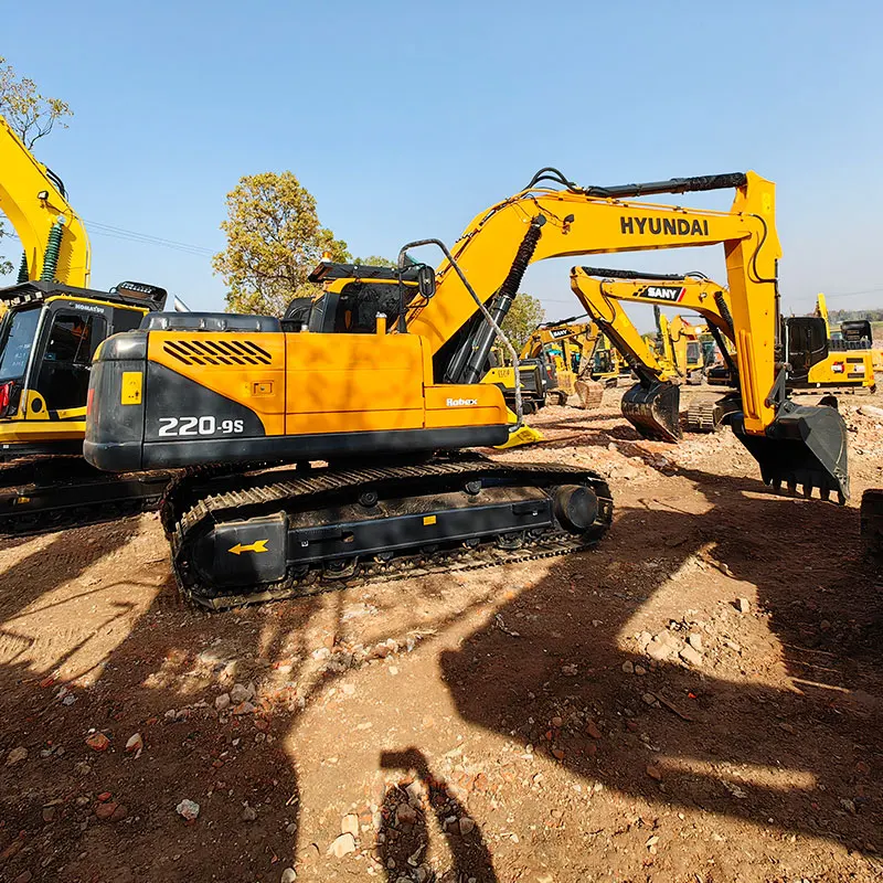 Korea Hyundai 220-9 Used crawler excavator Used Hyundai 215 225 305 second hand tracked medium excavator