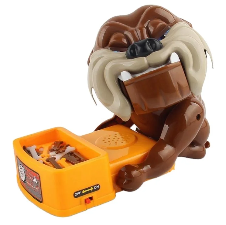 Hot sale creative evil dog biting hands careful electric evil dog biting people steal bones parent-child interactive game prank