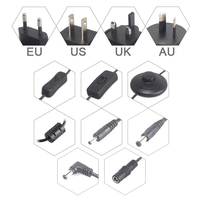 5V 0.8A 1A 1.2A Power Supply Adapter & Transformers Wall Charger Power Adapter & usb travel charger