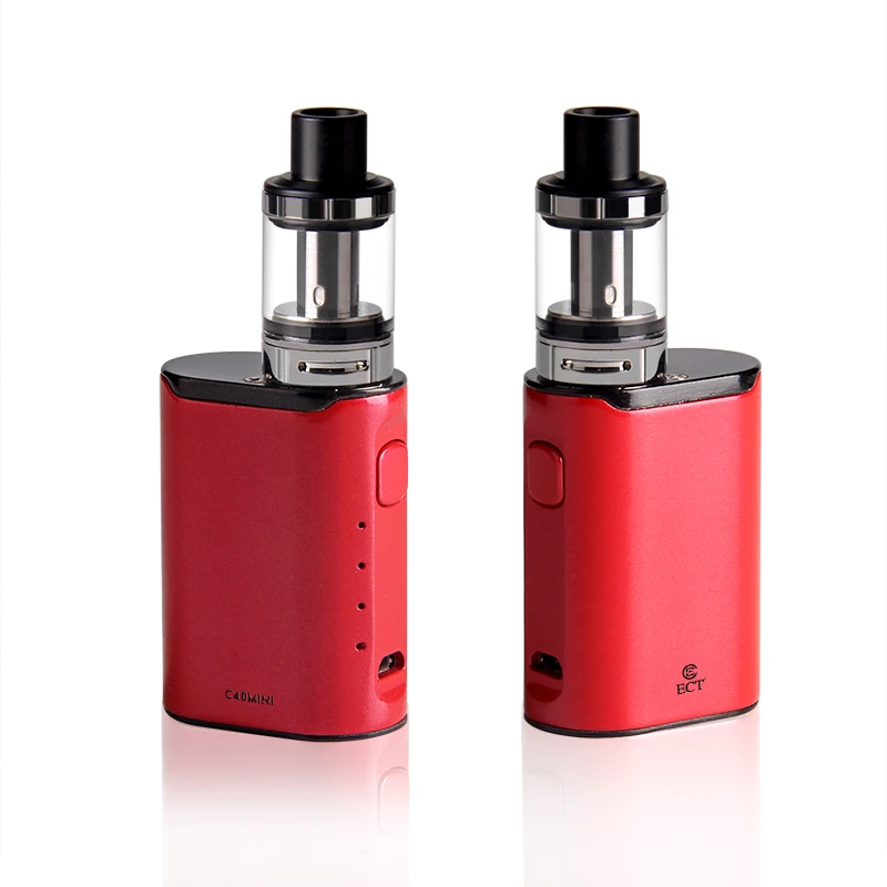 
C40 Mini Vape Pen Kit With 2.0ML Top Refilling Vape Cartridge Free 40W Vape mod Starter Kit 