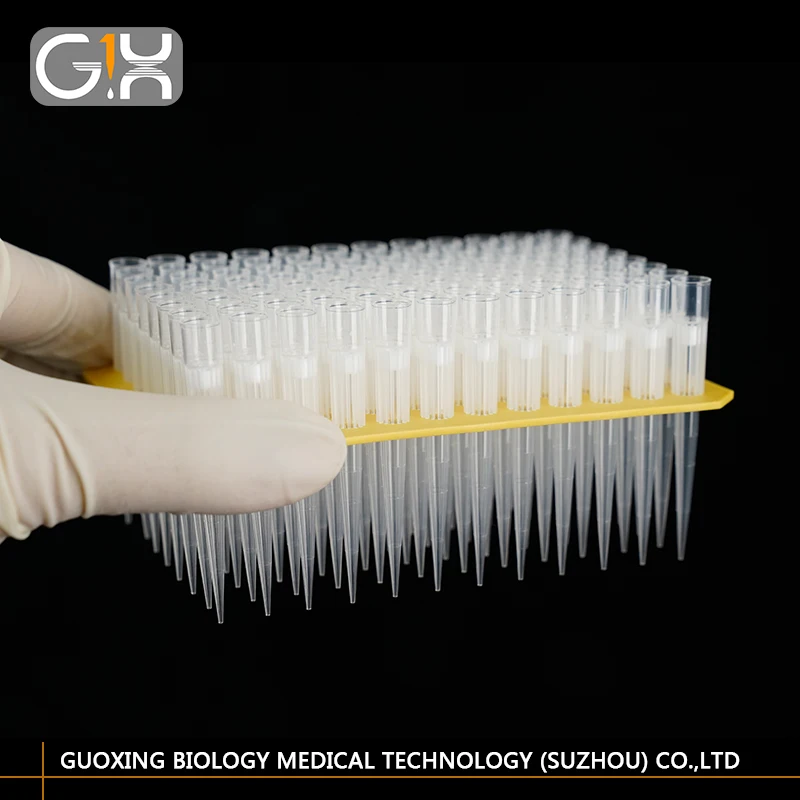 laboratory micropipettes rainin LTS 300ul 96wells with filter  pipette tips With Rack