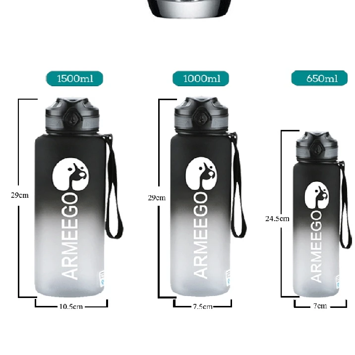 
32oz Motivational Leakproof Fast Flow Trendy Water Bottle with Time Marker & Removable Strainer to Remind You Drink More Water a 