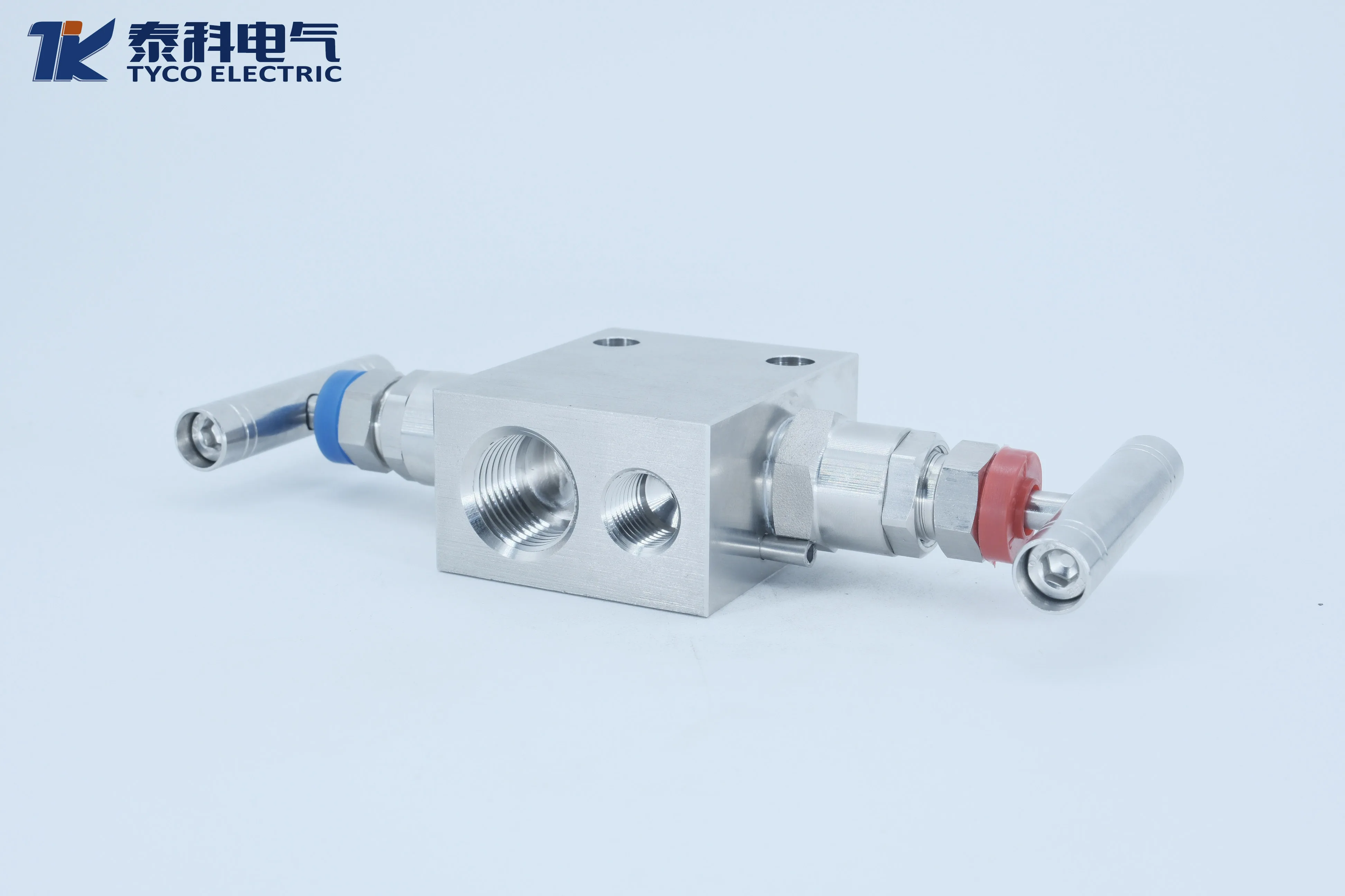 Integrated two valve group pressure gauge pressure transmitter dual valve group EF-3 two valve group with installation hole